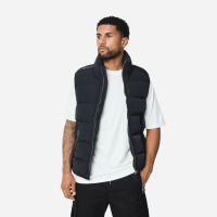 Sleeveless quilted vest with collar down vest elegant