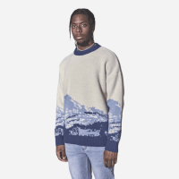 Knitted sweater with pattern Ice Berg Oversize Two-tone